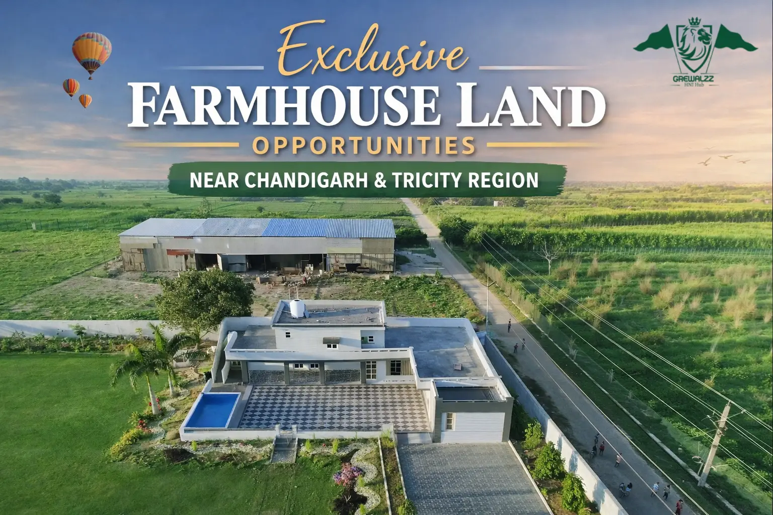 Exclusive Farmhouse Land Opportunities Near Chandigarh & Tricity Region